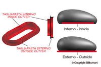 Silikomart CURVE PILLOW80 Pillow 80 - Silicone Mould 82x43 H32 Mm + Cutter (Pack of 10) - iFoodservice Online