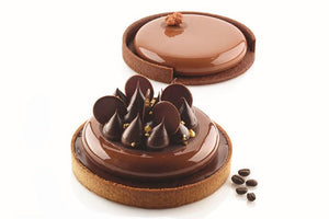 Silikomart Kit Tarte Ring Ø150 Mm - Set Silicone Mould Ø122 Mm + 2 Rings (Pack of 5) Kit Tart Ring 15 - iFoodservice Online