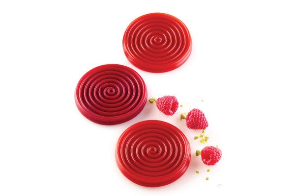 SILIKOMART TOURBILLON 28 - SILICONE MOULD N.6 TOURBILLON ø75 H 8 MM (Pack of 10) TOURB 28 - iFoodservice Online
