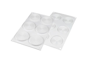 SILIKOMART TOURBILLON 28 - SILICONE MOULD N.6 TOURBILLON ø75 H 8 MM (Pack of 10) TOURB 28 - iFoodservice Online