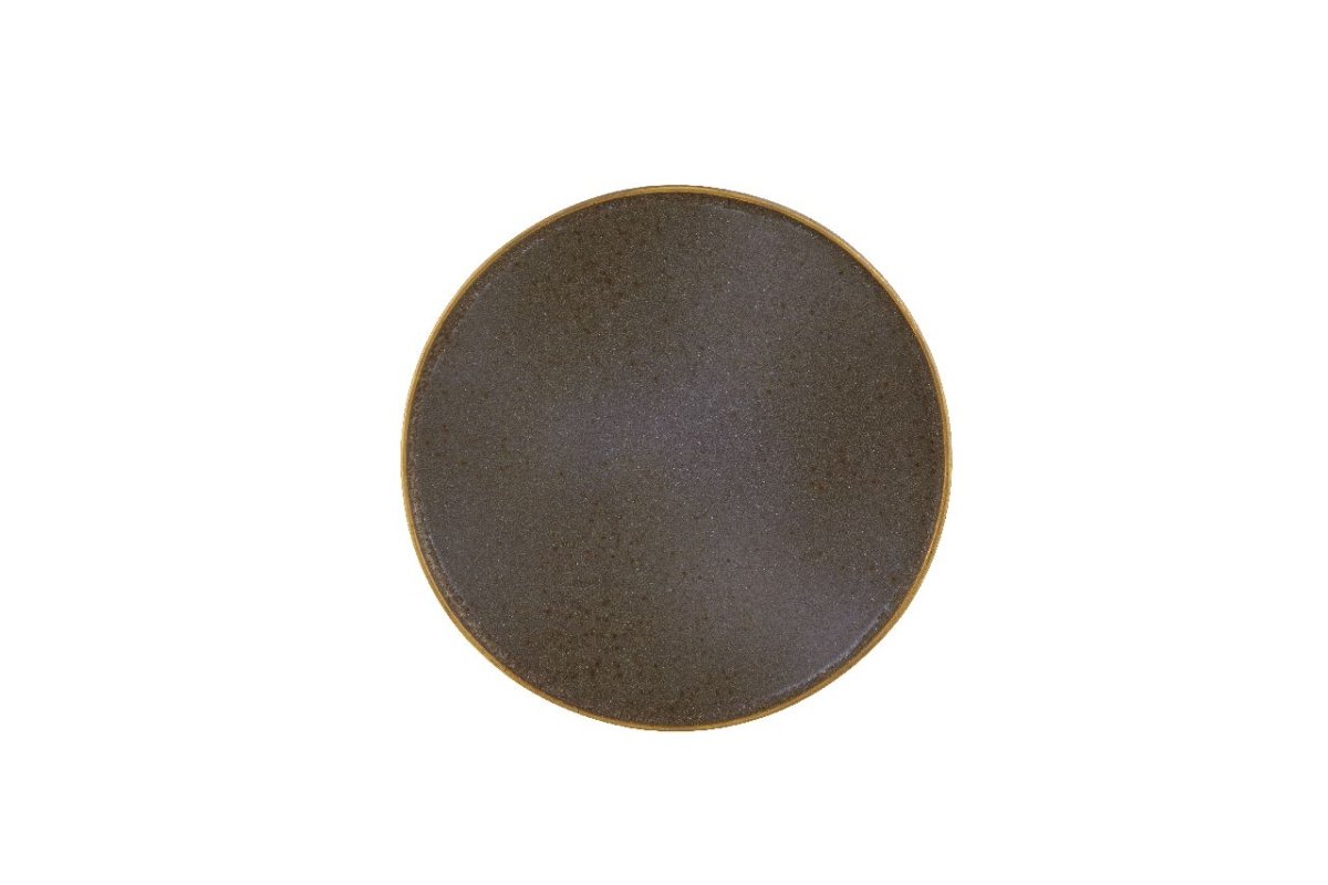 Vista Alegre Gold Stone Dessert Plate 6/7 Bronze - Item (37004665) - iFoodservice Online